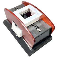 Automatic 2-Deck Wooden Card Shuffler - Casino Game Night
