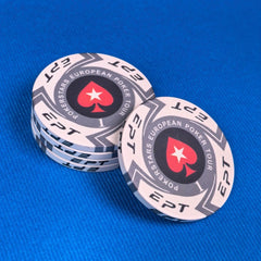 EPT Style Poker Chips - Spade Star Design 7 Denomination