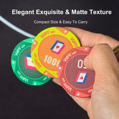 43mm 14g Heavy Duty Iron Core Ceramic Poker Chip | Casino Tournament