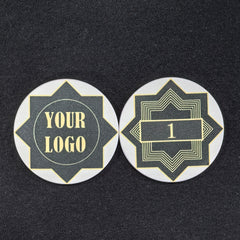 Custom 40mm 12g Ceramic Poker Chip | Iron Core Heavy Duty Weight Casino