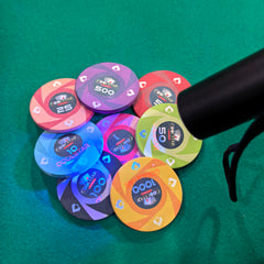 Custom UV Anti-Counterfeit Ceramic Poker Chips