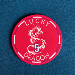 Lucky Dragon 39mm Ceramic Poker Chips 10g
