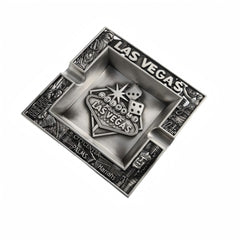 Vintage Las Vegas Zinc Alloy Ashtray - 3D Casino Souvenir
