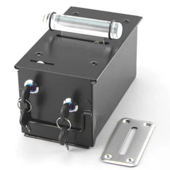 Black Iron Drop Money Box For Poker Table