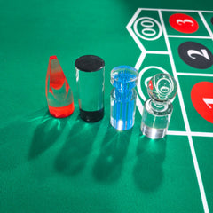 Crystal Clear Acrylic Roulette Mark | Modern Casino Win Marker