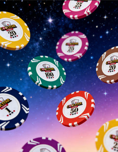 Coolstar™ Professional 14g Clay Composite Poker Chips - Casino Grade, Customizable