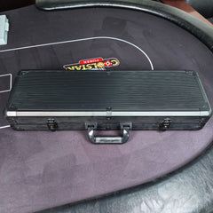 500pc Professional Ceramic Poker Chip Set - Black Metal Case