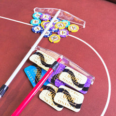 Telescopic Poker Chip Rake - Extendable Casino Chip Collector