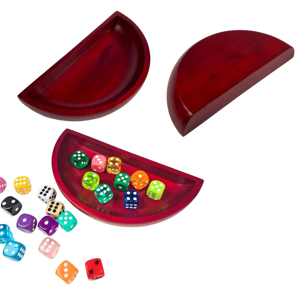 Professional Wooden Craps Dice Boat - Luxury Casino Tray