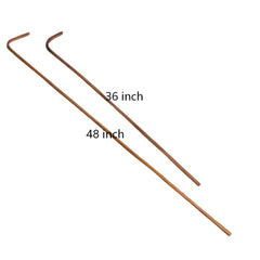 Professional Rattan Craps Dice Rake - 36" & 48" Casino Stick
