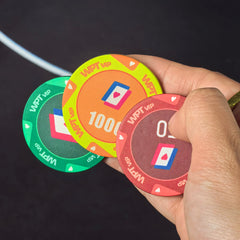 43mm 14g Heavy Duty Iron Core Ceramic Poker Chip | Casino Tournament