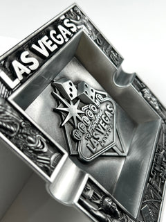 Vintage Las Vegas Zinc Alloy Ashtray - 3D Casino Souvenir