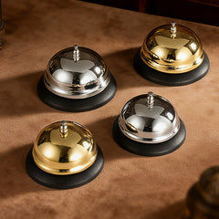 Luxury Metal Casino Call Bell - Professional Desk Ringer