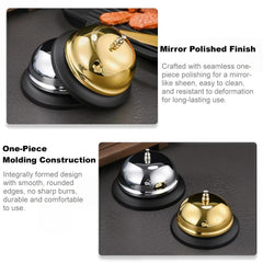 Luxury Metal Casino Call Bell - Professional Desk Ringer