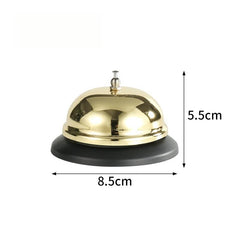 Luxury Metal Casino Call Bell - Professional Desk Ringer