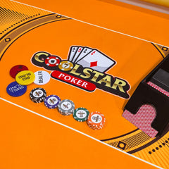 72" Professional LED Poker Table - Custom Ambient Lighting