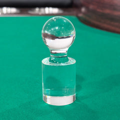 Crystal Clear Acrylic Roulette Mark | Modern Casino Win Marker