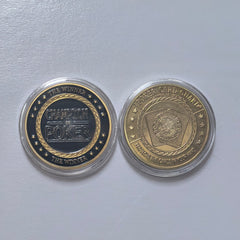 Random Metal Poker Card Guard Set | Bulk Lucky Coins (10pcs)