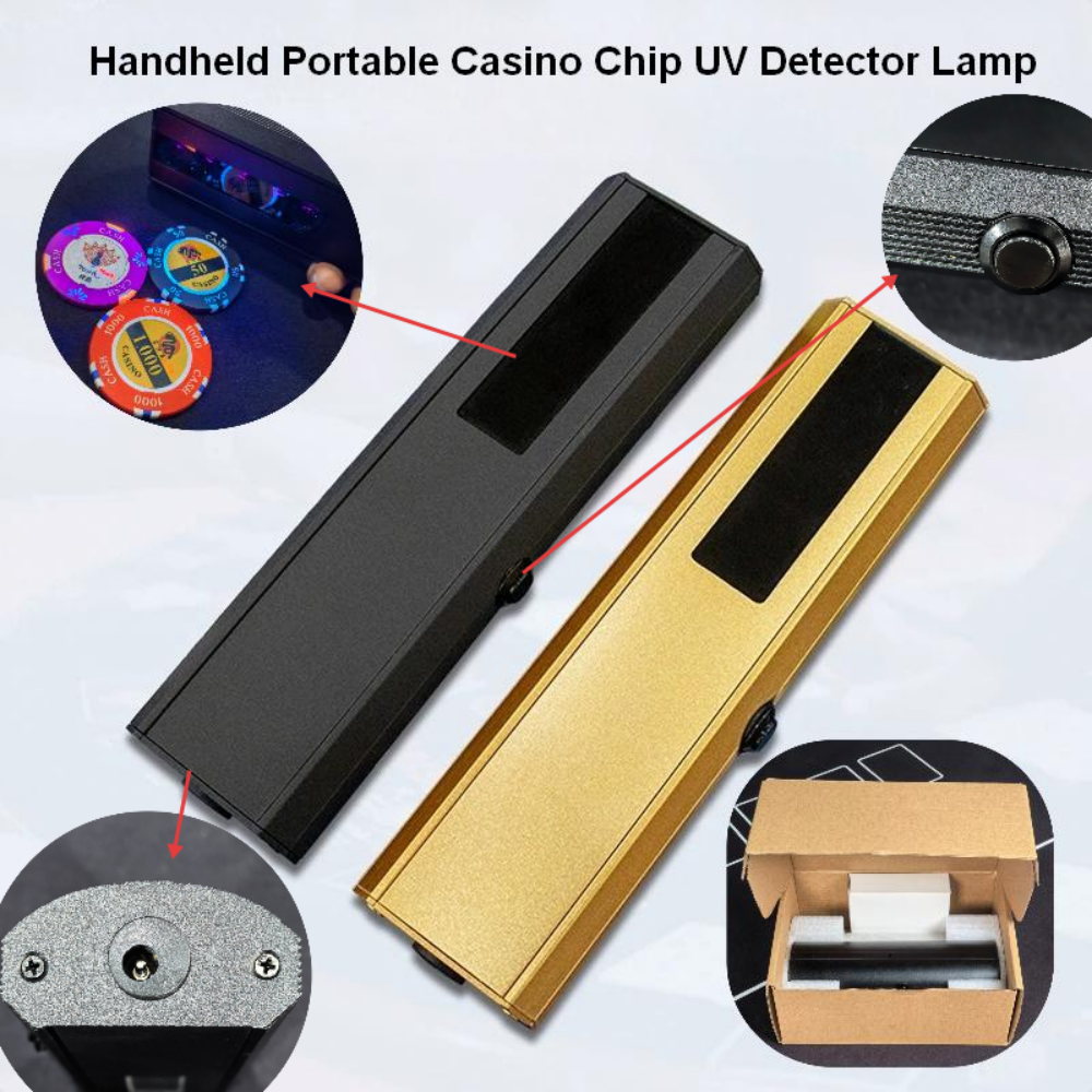 Portable UV Chip Checker Lamp | Wireless Casino Detector