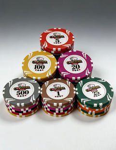 Coolstar™ Professional 14g Clay Composite Poker Chips - Casino Grade, Customizable