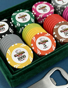 Coolstar™ Professional 14g Clay Composite Poker Chips - Casino Grade, Customizable