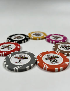 Coolstar™ Professional 14g Clay Composite Poker Chips - Casino Grade, Customizable